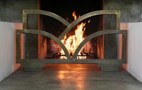 The antique fireplace screen designs featured here are highly unusual and very distinctive. If you