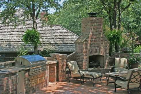 Kitchens Designs on The Brick Outdoor Fireplace   So Much More Than Bricks And Mortar