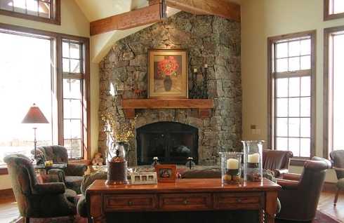 corner fireplace design ideas. See More Wood Fireplace Mantel Shelves