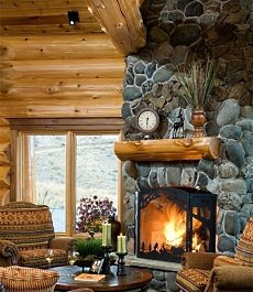 RUSTIC OUTDOOR FIREPLACE DESIGN IDEAS, PICTURES, REMODEL