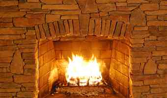 Faux Fireplaces made from manufactured stone or concrete are extremely popular today and a very realistic