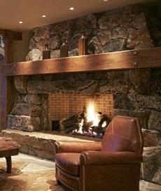 Stone Fireplace Hearth Ideas . . . Outstanding Custom Designs!