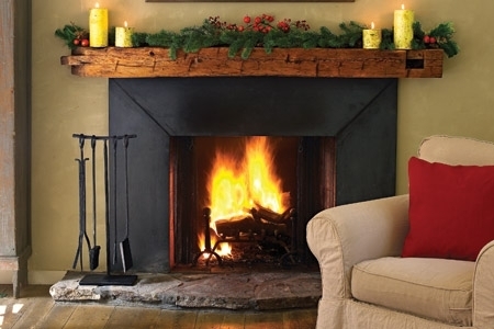 Rustic Fireplace Mantel Shelf Designs