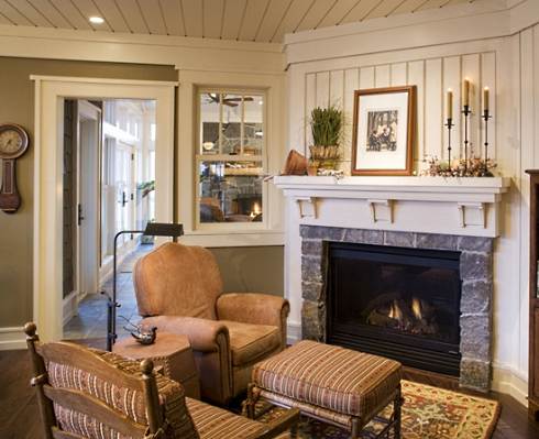 Wood Fireplace Mantel Surrounds . . . Rustic To Country Casual!