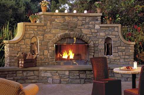 Outdoor fireplace and patio pictures...great styles and materi'als! Patio Ideas Fireplace