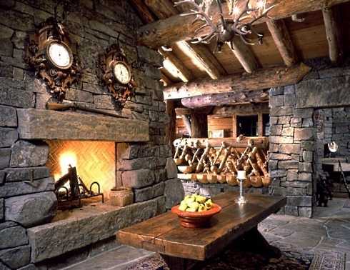 Stacked Stone Fireplace Pictures . . . HIGH and DRY!