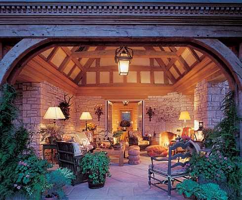 Covered Patio Designs For Outdoor Fireplaces...Undercover ...