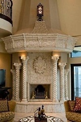 all corner fireplaces