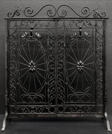 antique fireplace screens