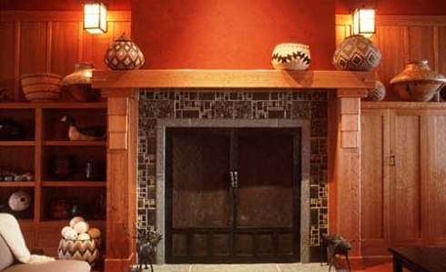 arts and crafts fireplaces