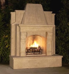 backyard fireplaces