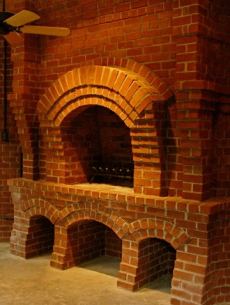 brick fireplaces