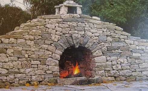 build a stone fireplace