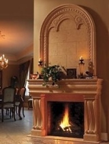 cast and manufactured stone fireplaces