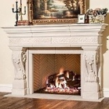 cast and manufactured stone fireplaces