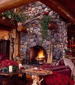 christmas fireplace pictures