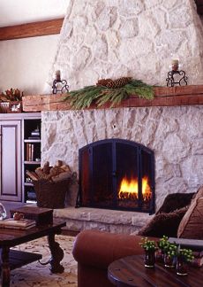 christmas fireplace pictures