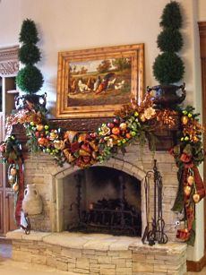 christmas fireplace