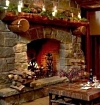 christmas fireplace