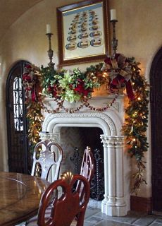 christmas fireplace