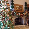 christmas fireplaces