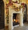 christmas fireplaces