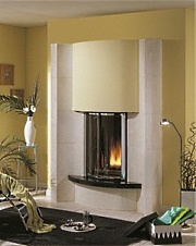 contemporary design fireplace