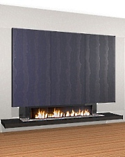 contemporary design fireplace