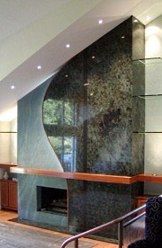 contemporary design fireplace