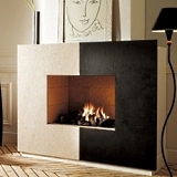 contemporary fireplace