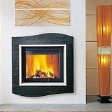 contemporary fireplace