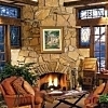 corner fireplace design ideas