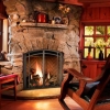 corner fireplace designs