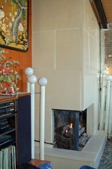 corner fireplace for gas