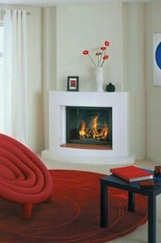 corner fireplace for gas