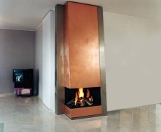 corner fireplace for gas