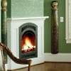 corner fireplace