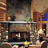 corner fireplace