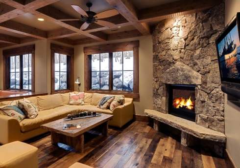 corner stone fireplace pictures