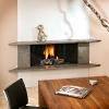 corner fireplace