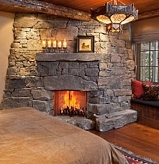 corner stone fireplace designs