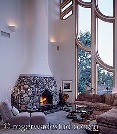 corner fireplace designs