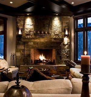 corner stone fireplace pictures