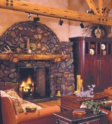 country stone fireplaces