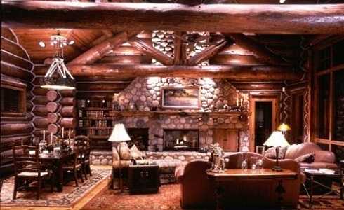 country stone fireplaces