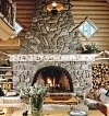 country stone fireplaces