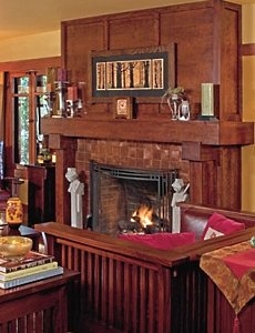 craftsman fireplace