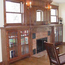 craftsman fireplace