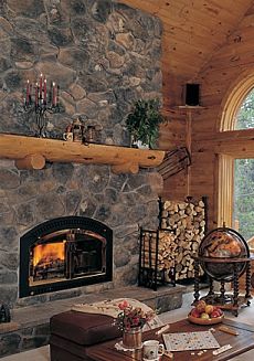 cultured stone fireplaces