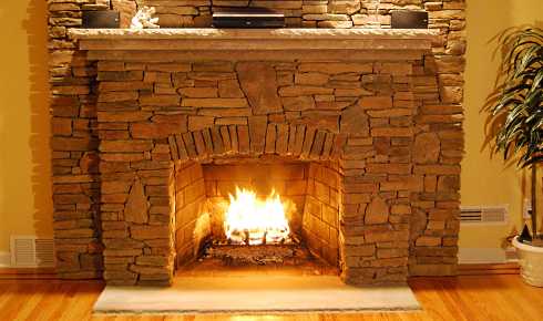 cultured stone fireplaces